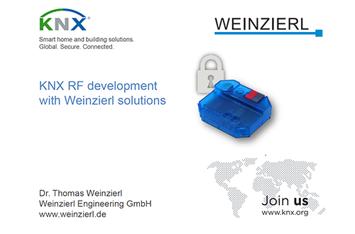 Weinzierl at KNX RF Seminar