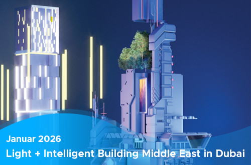 Weinzierl auf der Light + Intelligent Building Middle East in Dubai