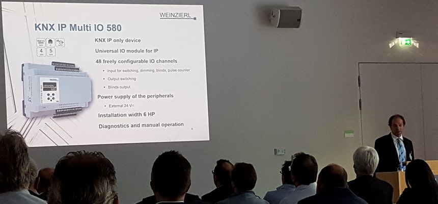 Weinzierl at KNX Training Centre Conference 2018