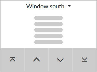 This function controls a blinds actuator.