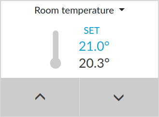 This functions monitors a temperature sensor with set point.