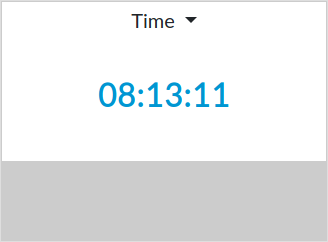 This function shows the actual time.